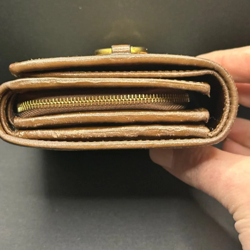 Gucci GG Supreme Monogram Horsebit 1955 Flap‎ Card Case Wallet - EUC - Picture 6 of 9